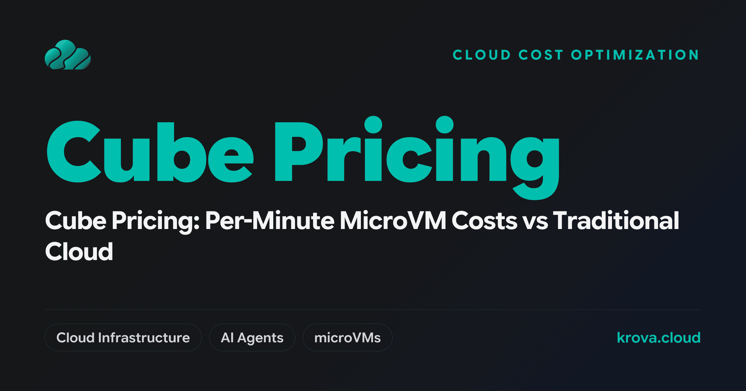 Cube Pricing: Per-Minute MicroVM Costs vs Traditional Cloud — cube pricing