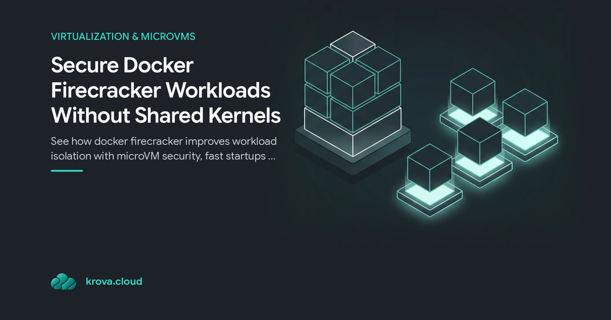 Secure Docker Firecracker Workloads Without Shared Kernels — docker firecracker