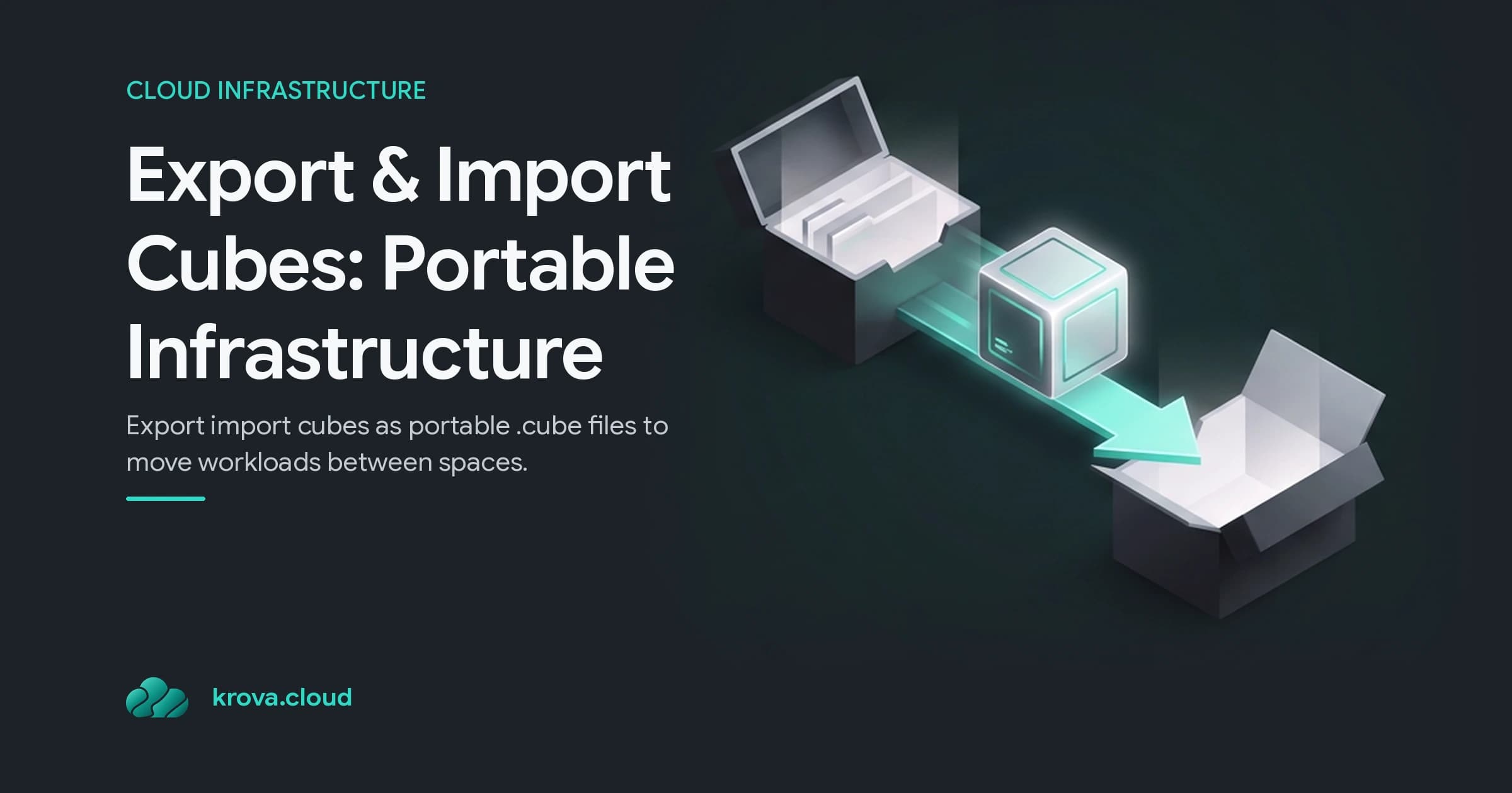 Export & Import Cubes: Portable Infrastructure — export import cubes