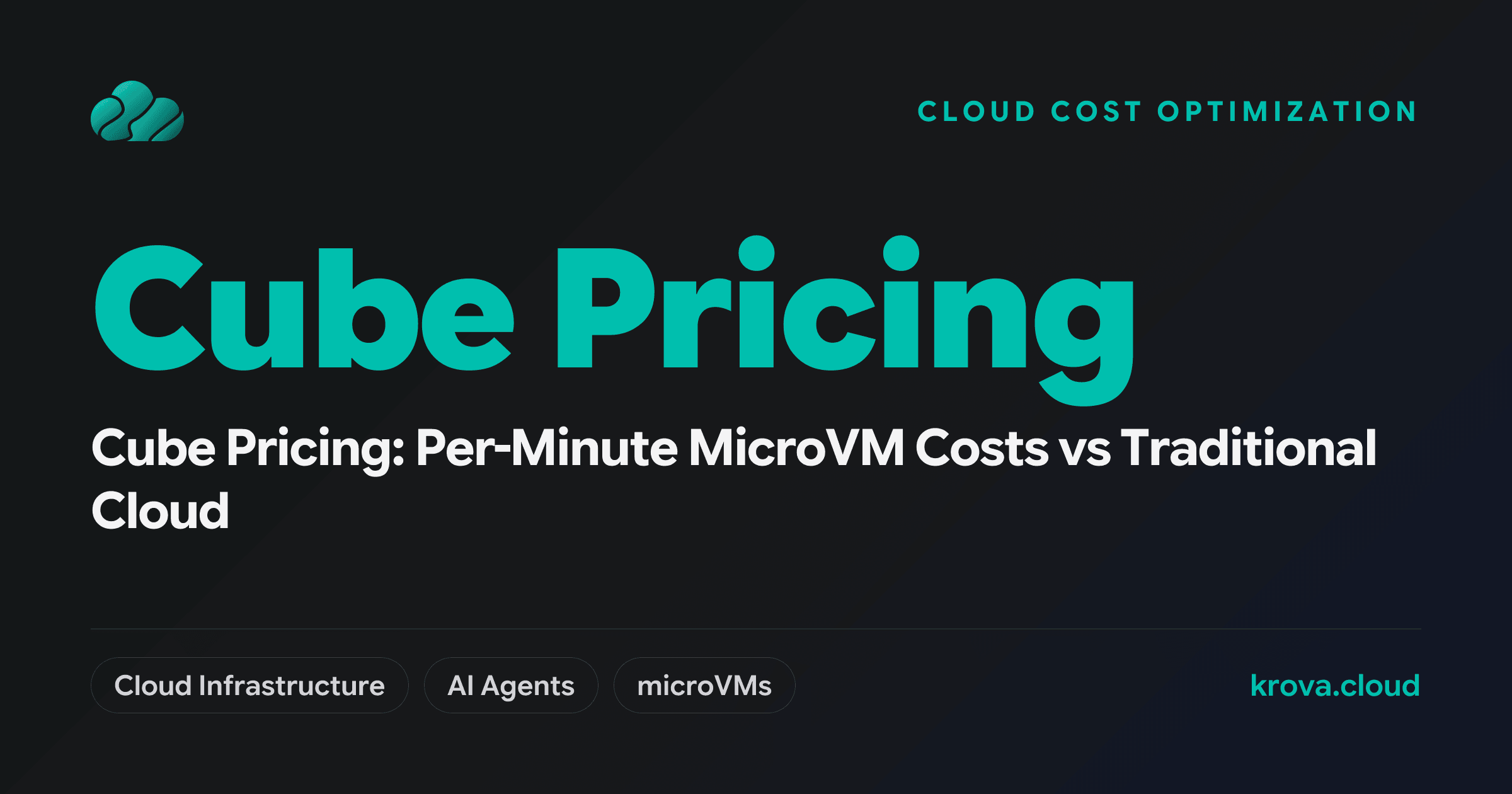 Cube Pricing: Per-Minute MicroVM Costs vs Traditional Cloud — cube pricing