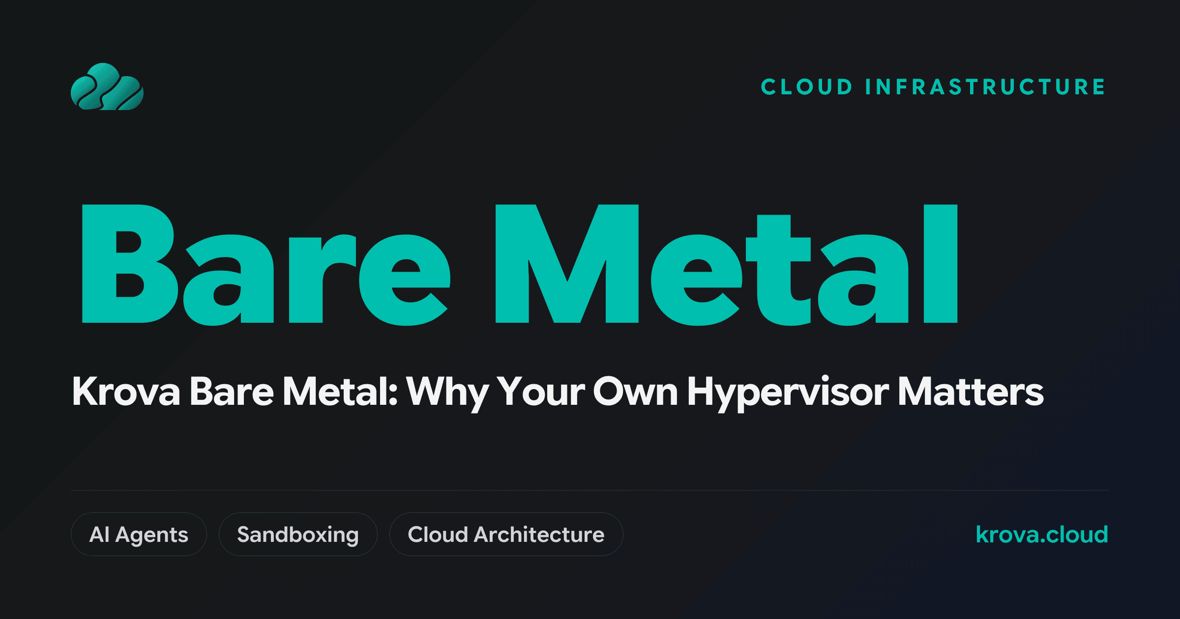 Krova Bare Metal: Why Your Own Hypervisor Matters — Bare Metal
