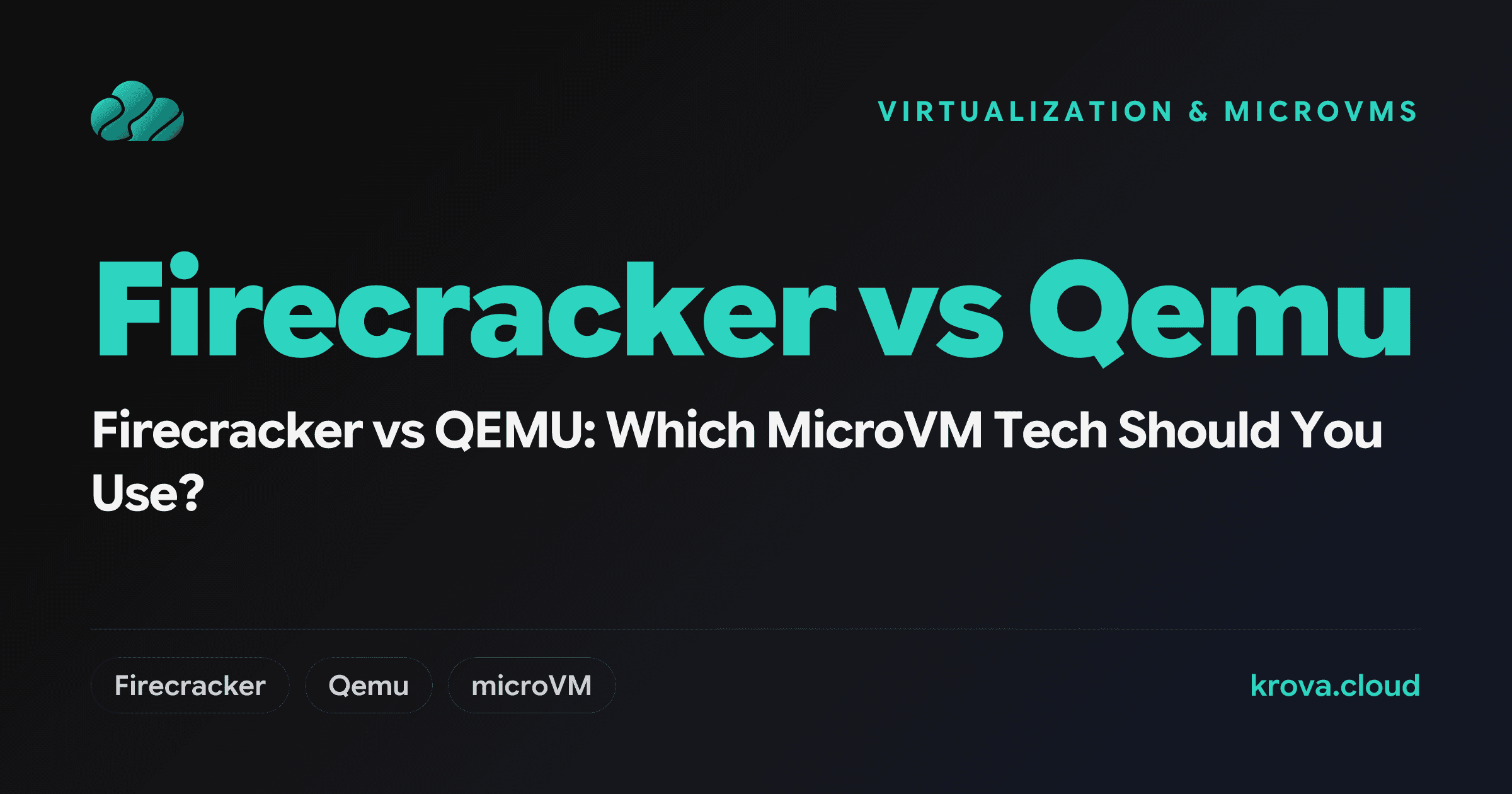 Firecracker vs QEMU: Which MicroVM Tech Should You Use? — Firecracker vs QEMU