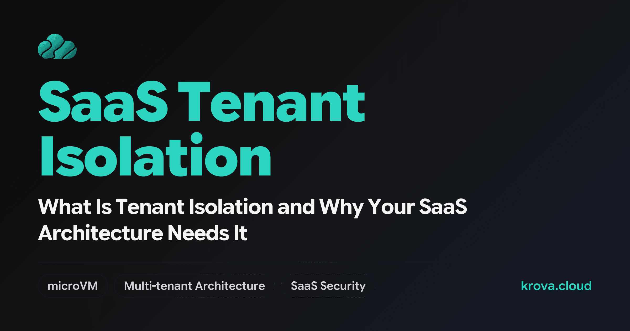 What Is Tenant Isolation and Why Your SaaS Architecture Needs It — SaaS tenant isolation