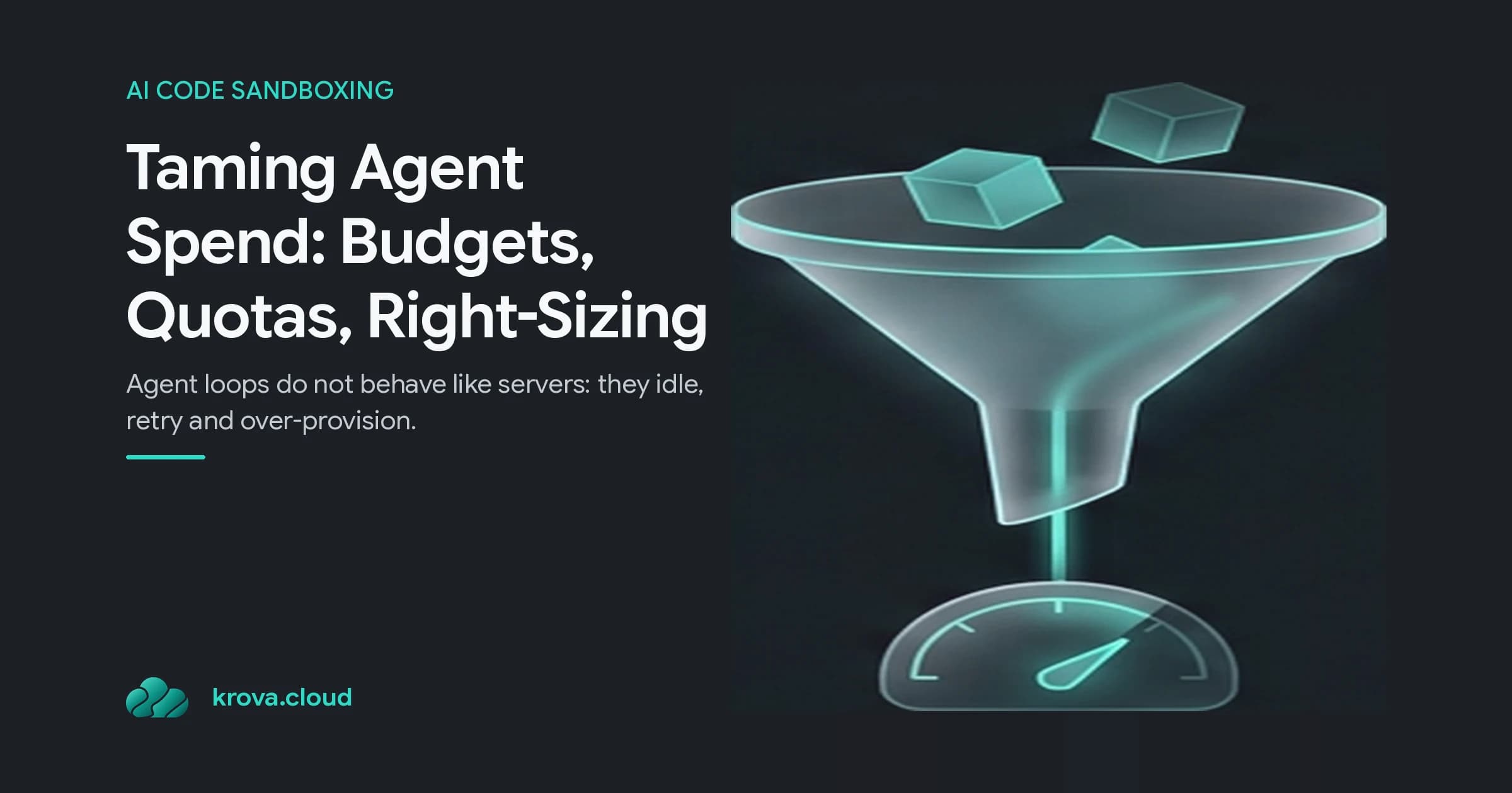 Taming Agent Spend: Budgets, Quotas, Right-Sizing